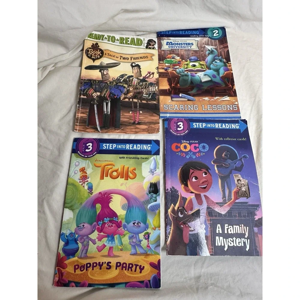 Children's Early Reader Book Lot Level 1-3 Thomas Trolls Avengers Pokémon + More